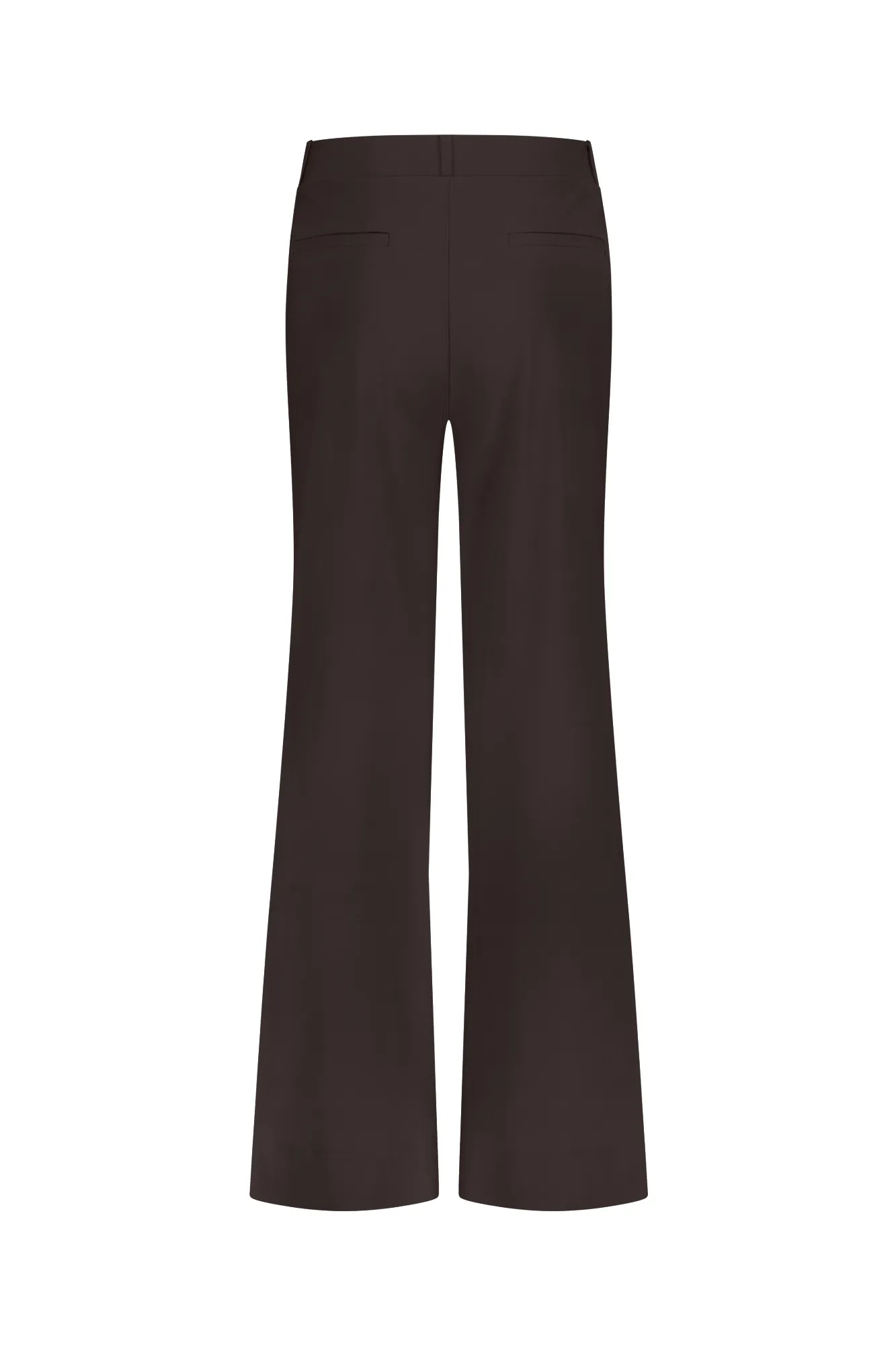 Studio Anneloes Lexie Bonded Trousers Espresso, broek in espressokleur